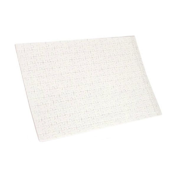 จิ๊กซอว์ปริศนา,เปล่า,สีขาว ,รูปทรงสี่เหลี่ยม,สีขาว(ระเหิด/Sublimation) ขนาด 11.9" x 10.7"(20ชิ้น /ชุด) ของเล่นเด็ก สำหรับ ใช้พิมพ์ภาพ ถ่ายโอนความร้อน---11.9" x 10.7" Jigsaw Puzzle