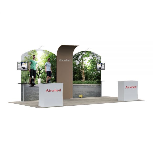 บูธนิทรรศการติดตั้งเร็วกำหนดเอง 20 ฟุต 20ft Modular Custom Fast Install Exhibition Booth -C5A6C5
