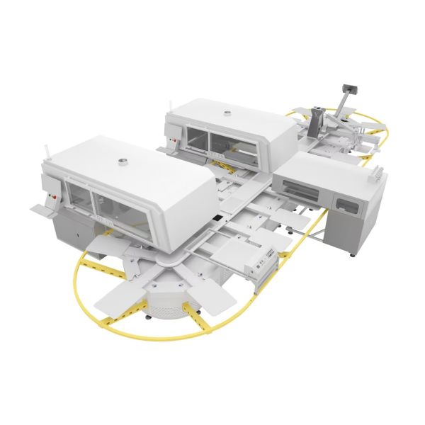 CALCA Oval Digital Printing Machine TER704, TER708, TER715, Direct Printing Production Line