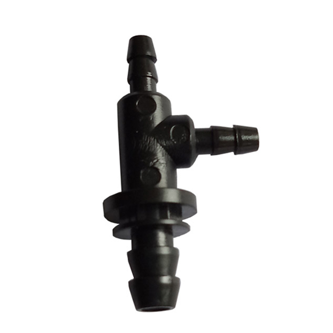 H-E Parts Pagoda Type Three-way Tube Fitting