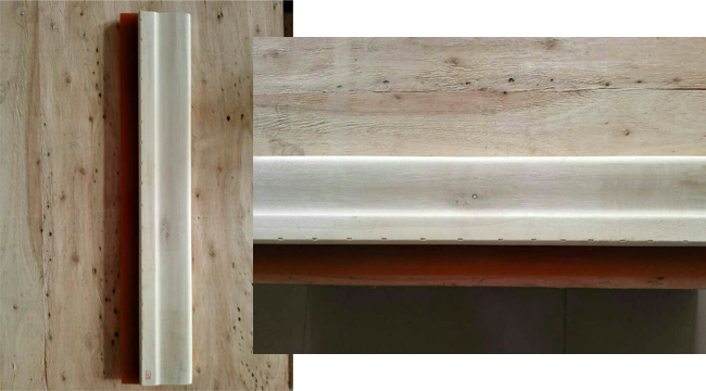 High Quality Silk Screen Printing Wood Squeegee Ink Scraper 65 Durometer - 13 In.