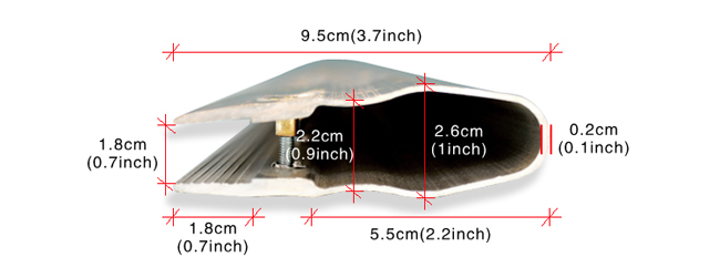 Screen Printing Aluminum Squeegee