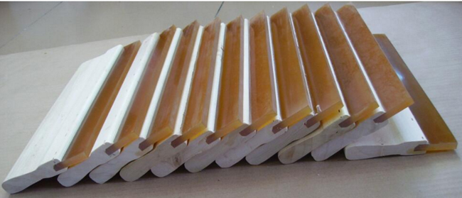 High Quality Silk Screen Printing Wood Squeegee Ink Scraper 75 Durometer - 13 In.