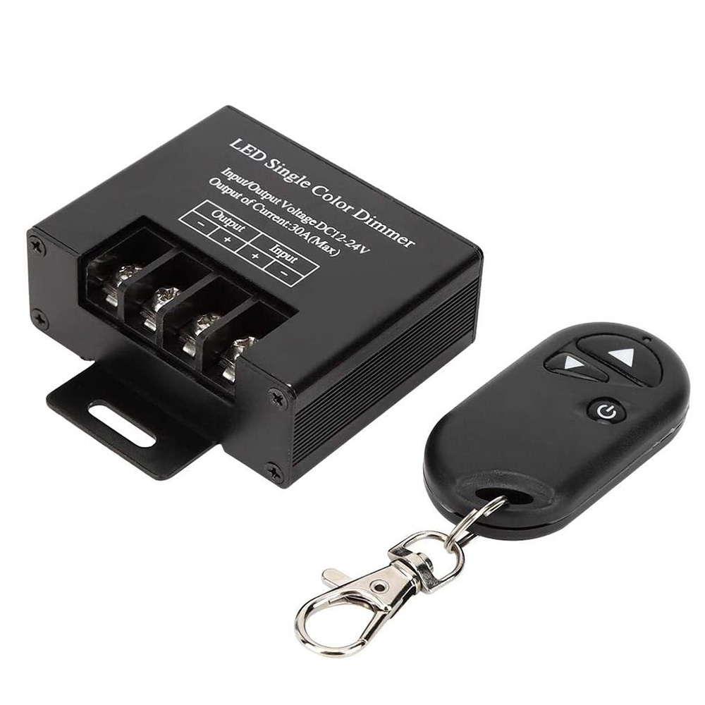 RF Dimmer-DC12-24V 30A 3 Keys RF Dimmer Wireless Remote Control Dimmer