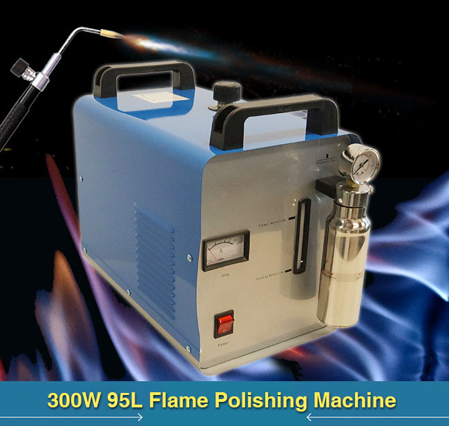 300W Portable Oxygen Hydrogen Flame Generator Acrylic Polishing Machine,