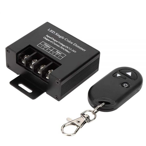 RF Dimmer-DC12-24V 30A 3 Keys RF Dimmer Wireless Remote Control Dimmer