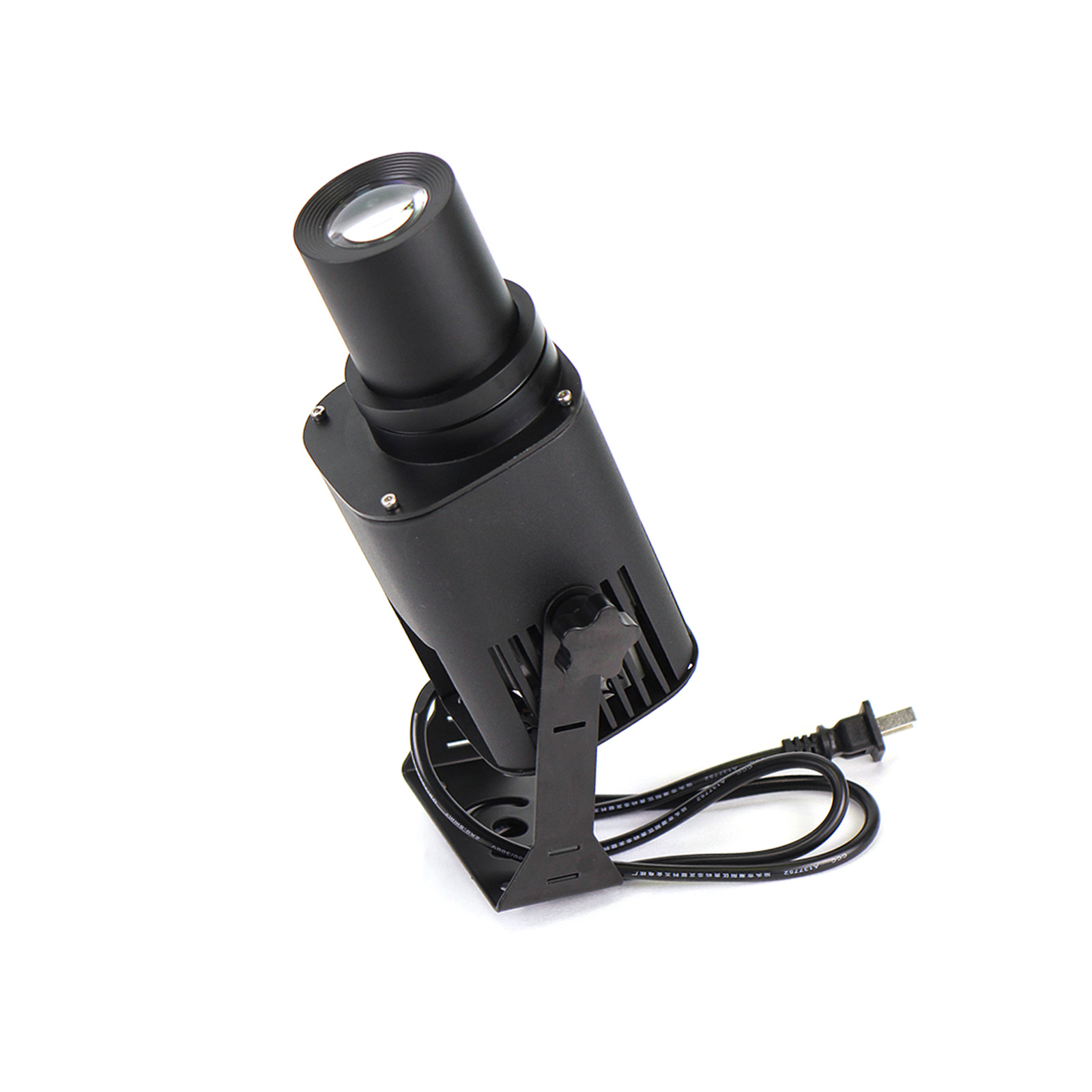 60W Outdoor Black LED Rotating Gobo Projector Advertising Logo Light