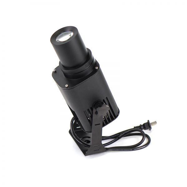 60W Outdoor Black LED Rotating Gobo Projector Advertising Logo Light