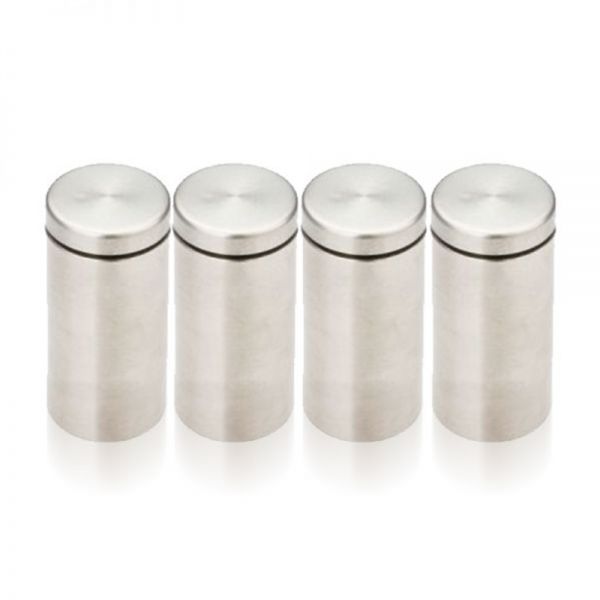19x25mm Stainless Steel Glass Wall Mounting Sign Holder Standoff 4pc/pack