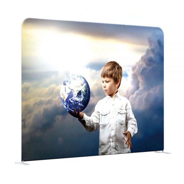 กราฟิกผ้าแบบกำหนดเอง (เฉพาะกราฟิก / ด้านเดียว) Custom Fabric Graphic For 8ft High Quality Portable Tension Fabric Exhibition Stand Backdrop Advertising Wall Banner (Graphic Only / Single Sided)