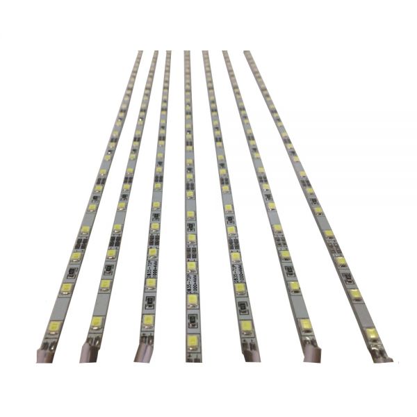 Barras de luz LED rígida 72 SMD2835 White LED 9,6 w (1000 mm x 4 mm) para mesa de luz